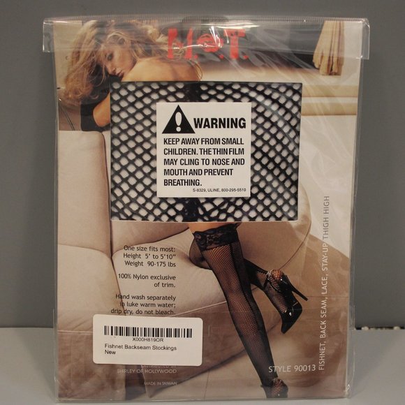 lace/fishnet stay up thigh high - Picture 2 of 2